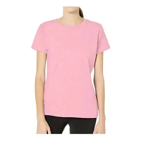 Soffe Junior's 4.3 oz Soft Spun Tee, Neon Pink, Sm - Picture 1 of 2